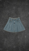 Y2K DENIM SKIRT - UK 8