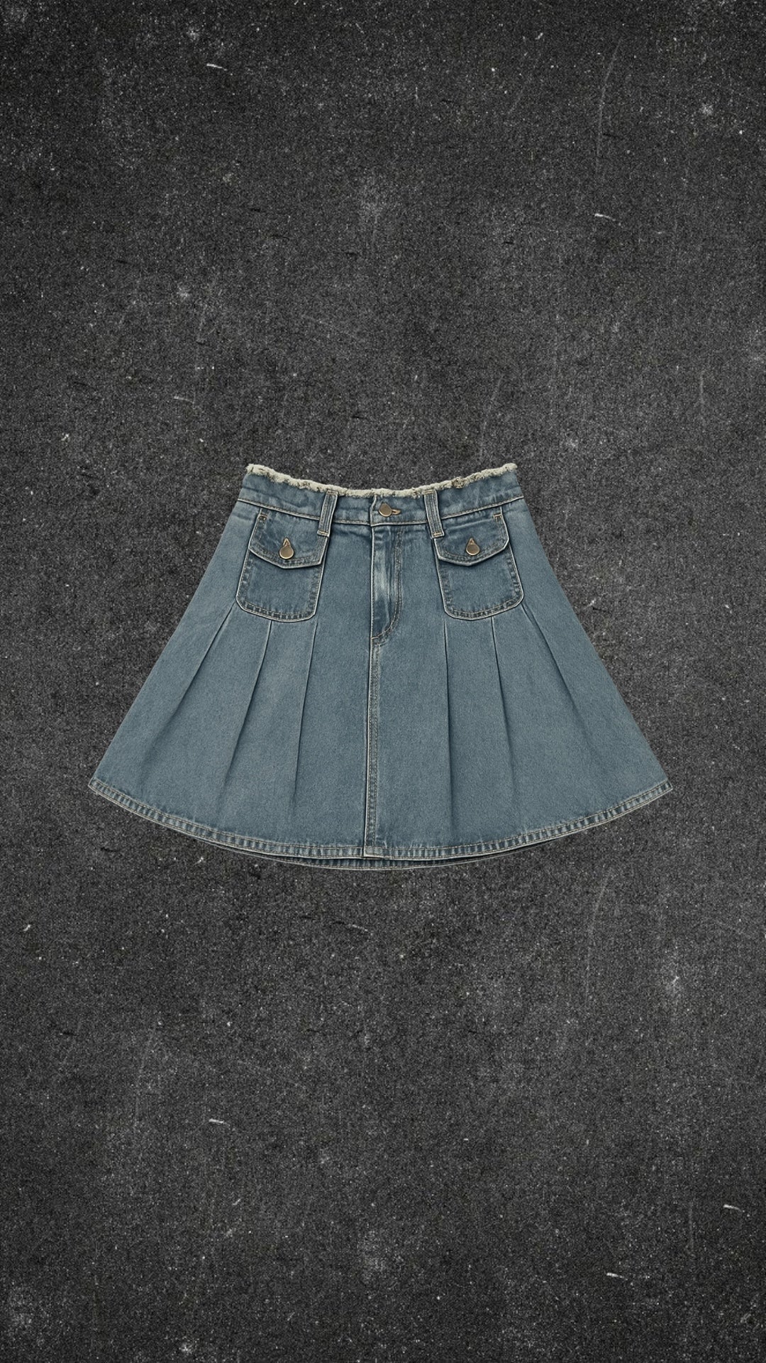 Y2K DENIM SKIRT - UK 4
