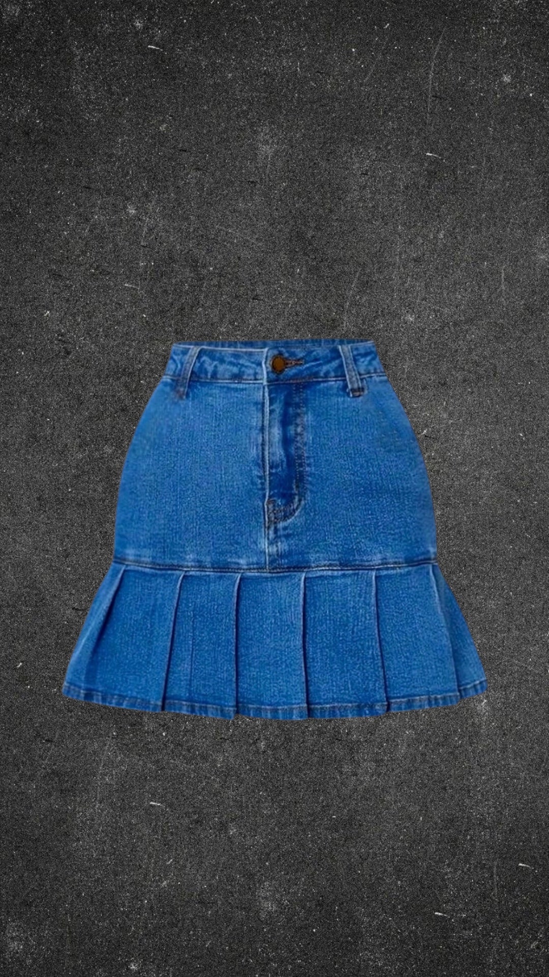 DENM CO Y2K DENIM SKIRT - UK 12