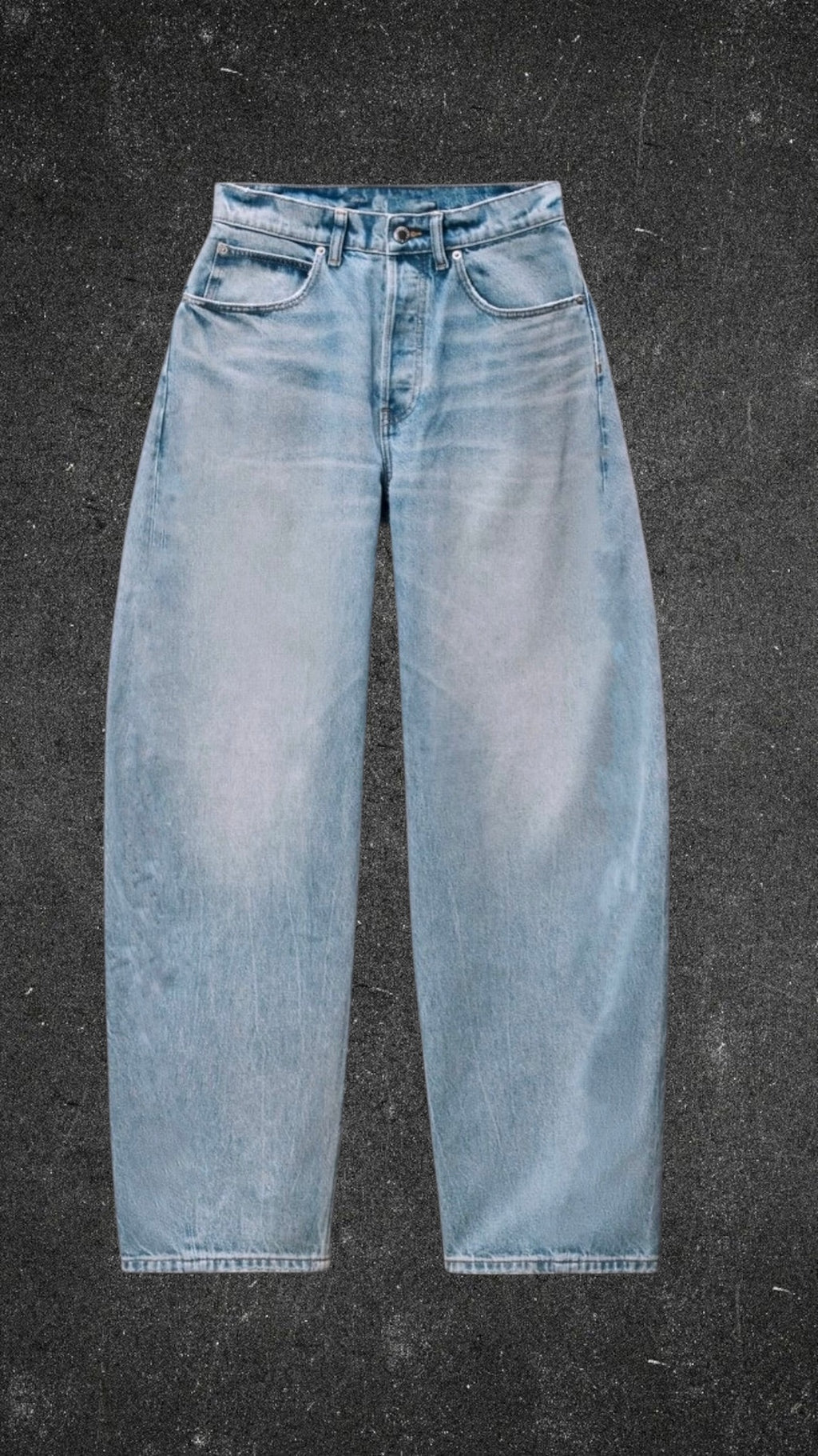 BERSHKA BAGGY LOOSE FIT  BARREL JEANS - UK 8