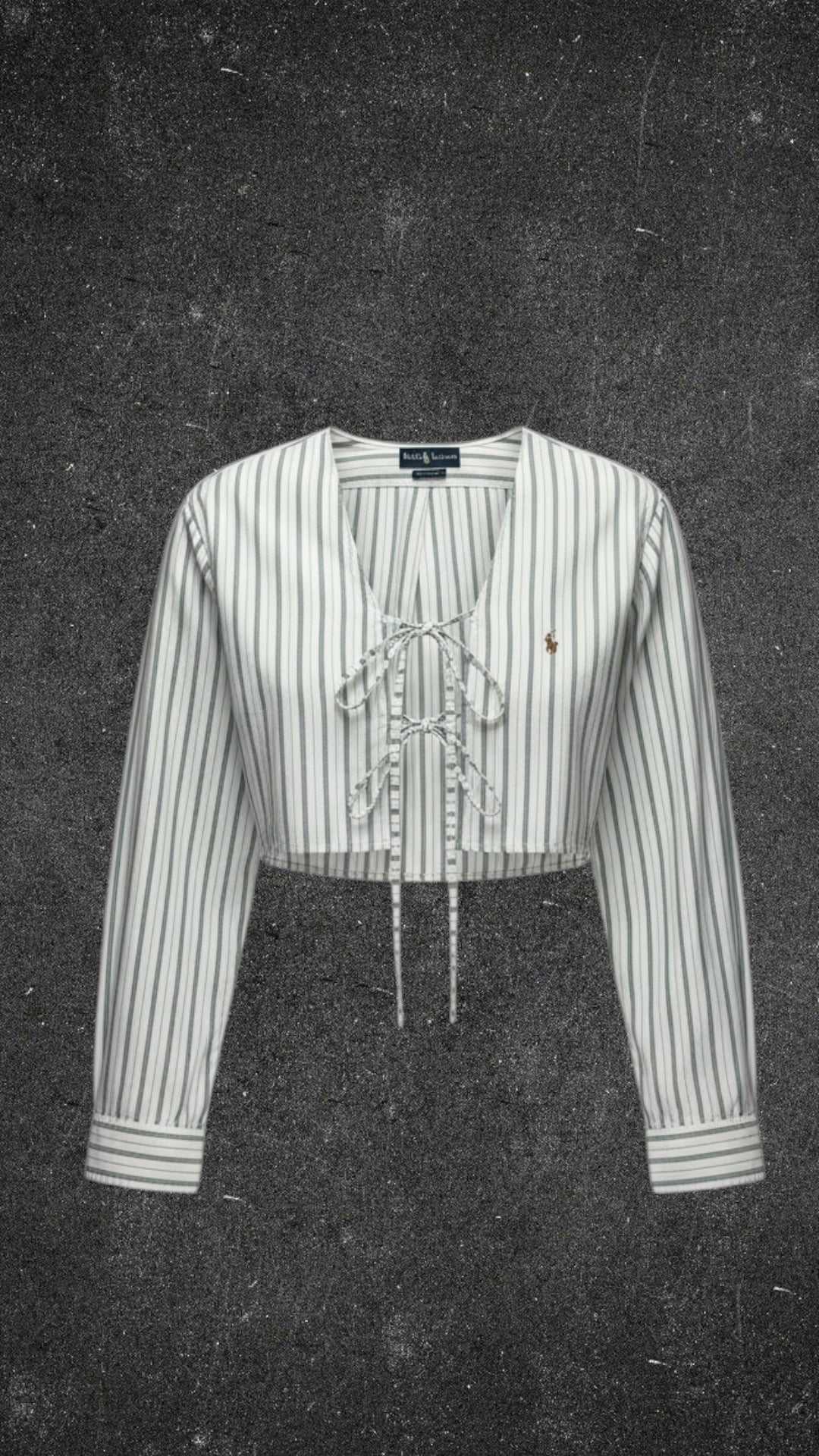 RALPH LAUREN REWORK LONG SLEEVED SHIRT - UK 10