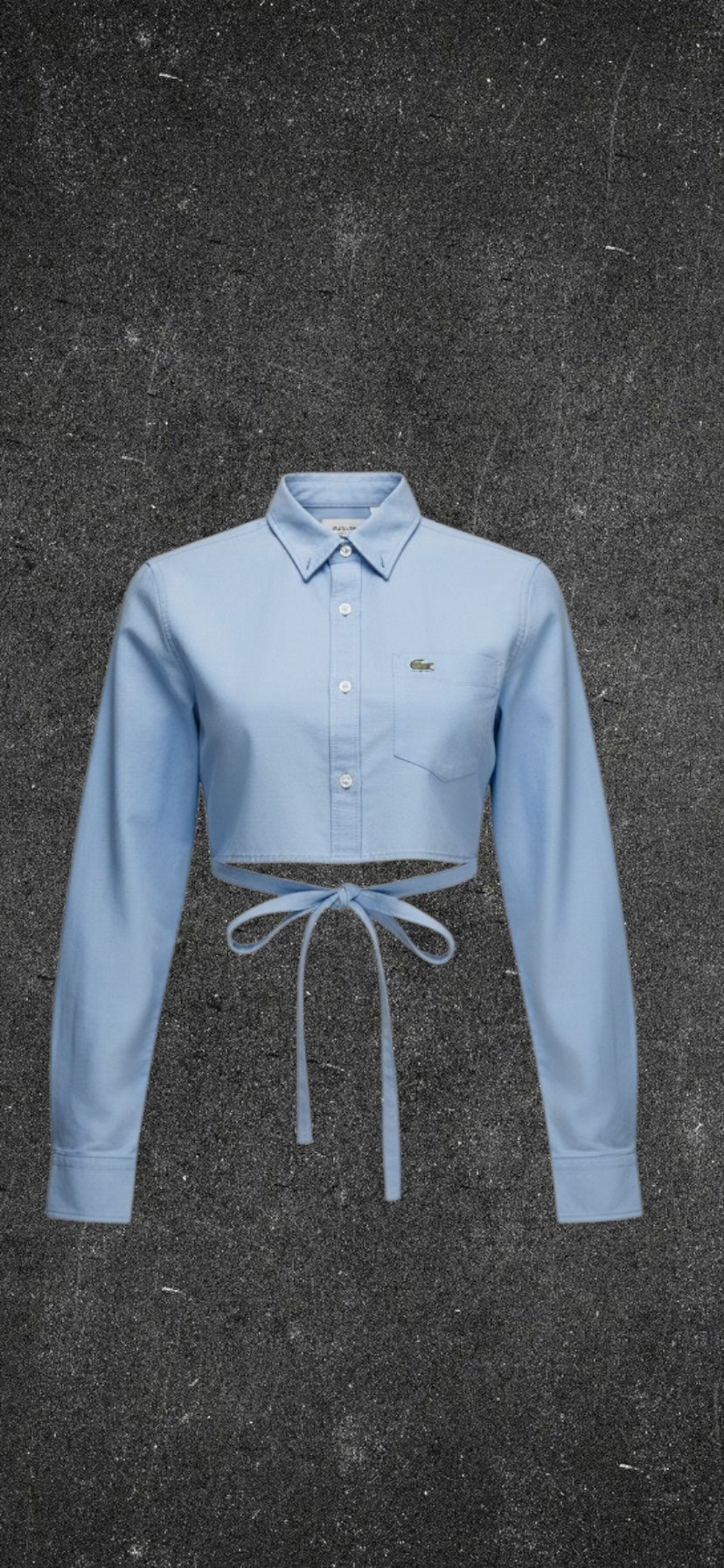 LACOSTE REWORK LONG SLEEVED SHIRT - UK 12