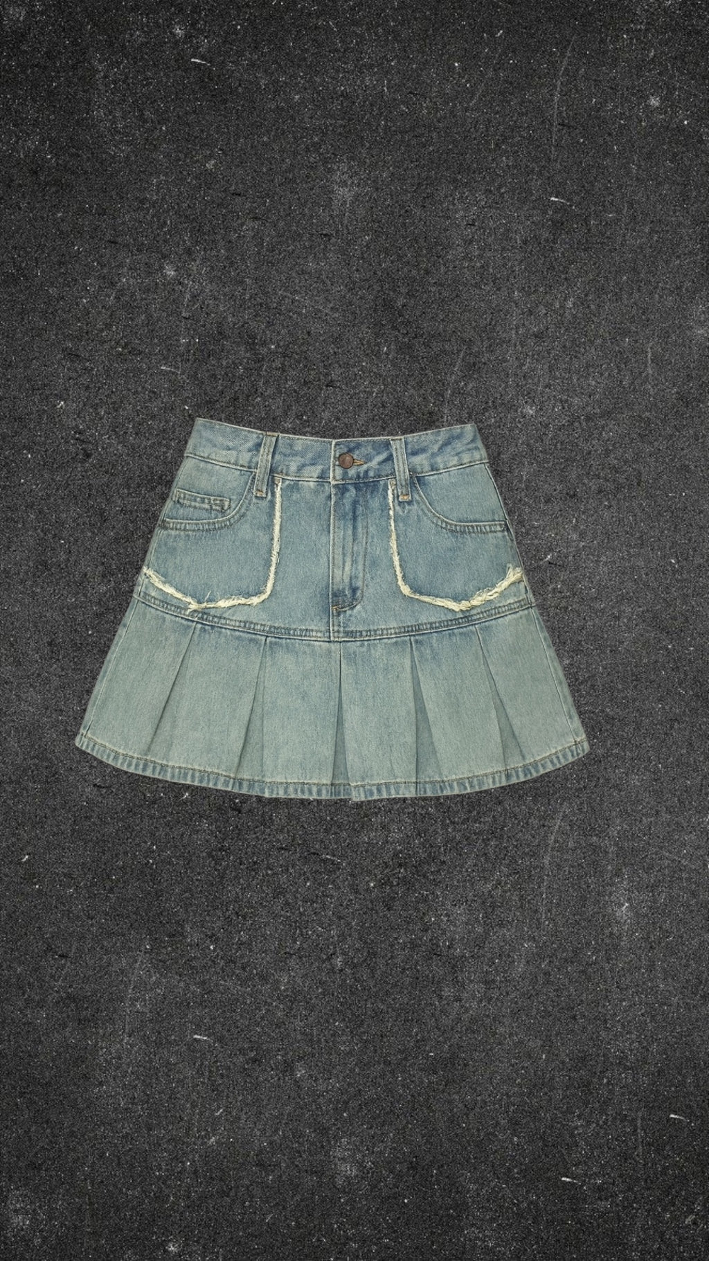 Y2K DENIM SKIRT - UK 8