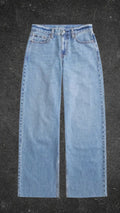& DENIM WIDE LEG JEANS - UK 10