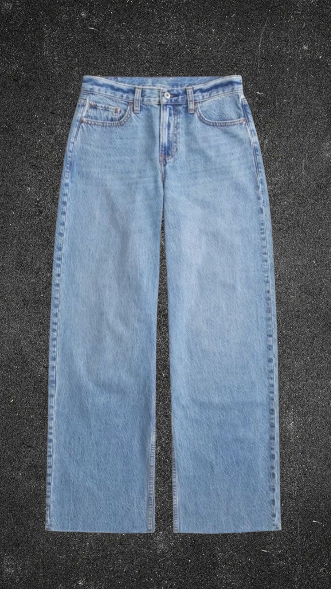 & DENIM WIDE LEG JEANS - UK 10