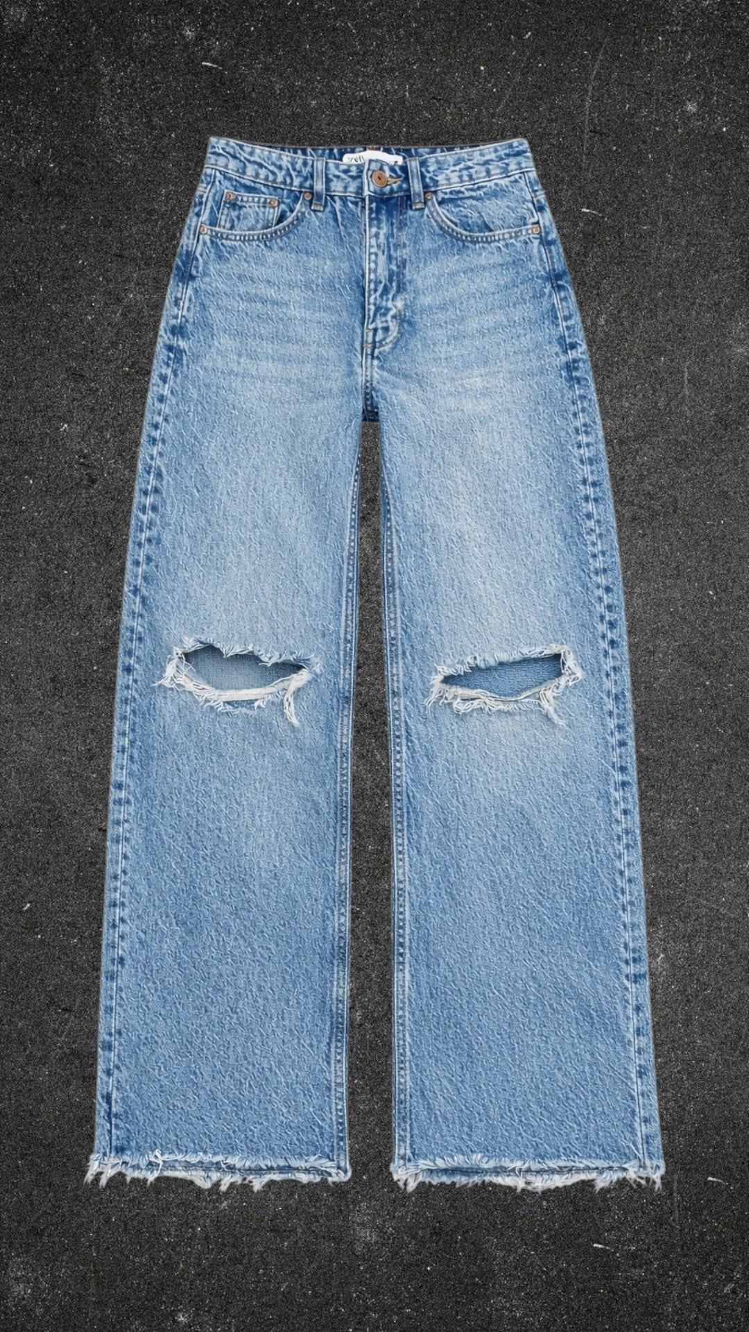 ZARA WIDE LEG JEANS - UK 8