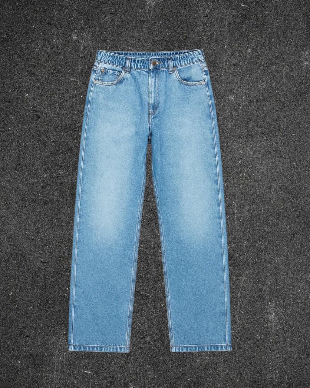 ICE HOUSE ELASTIC WAIST STRAIGHT LEG  JEANS - UK 12