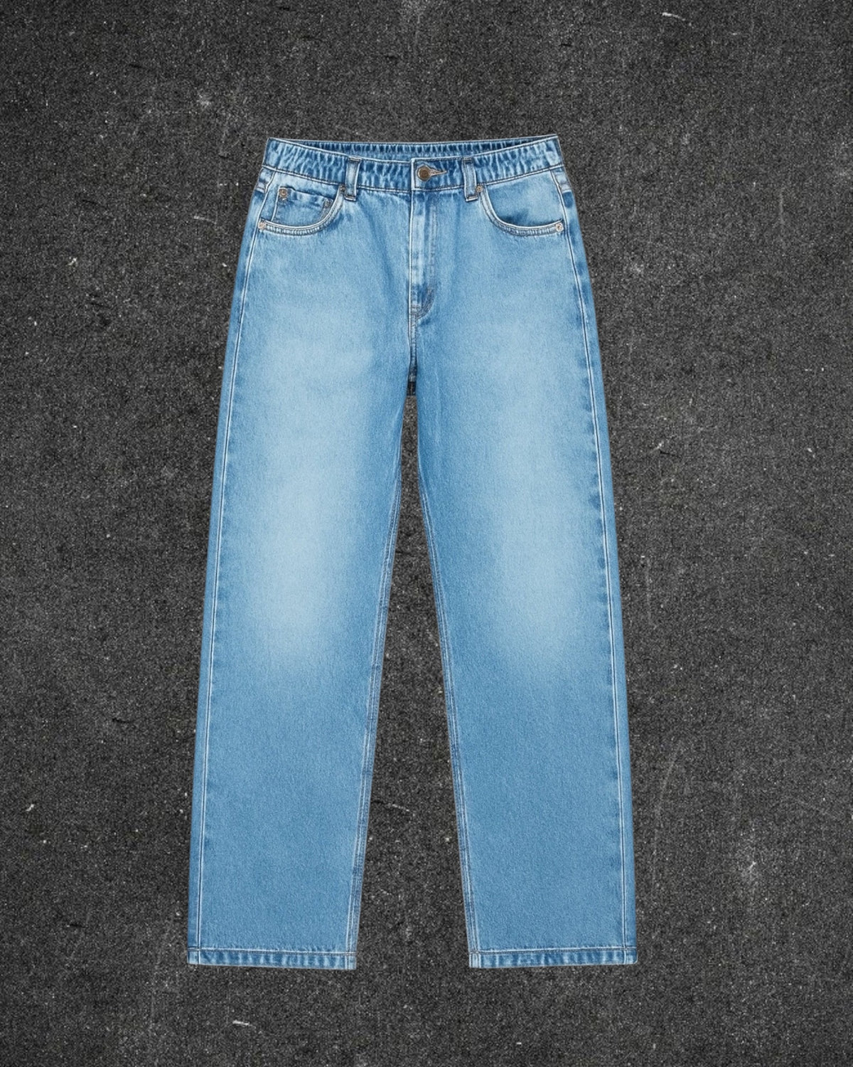 ICE HOUSE ELASTIC WAIST STRAIGHT LEG  JEANS - UK 12