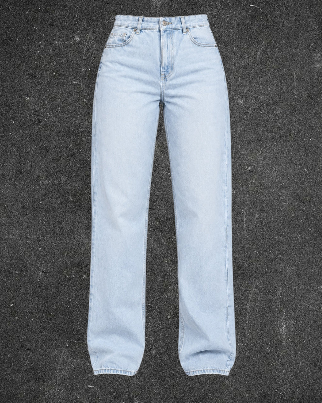 BERSHKA STRAIGHT LEG JEANS - UK 8