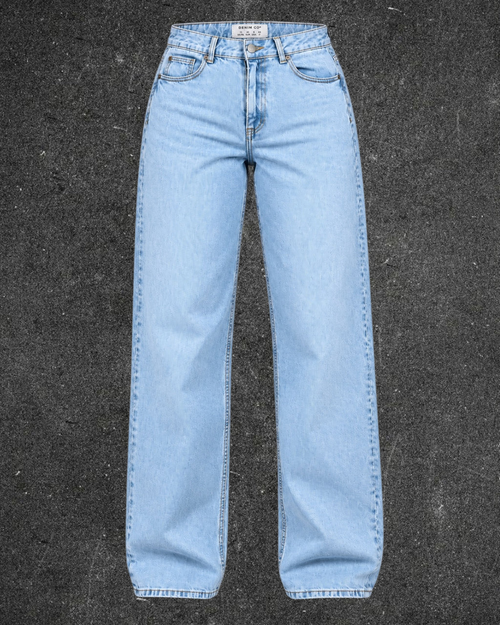 DENIM C0 STRAIGHT LEG JEANS - UK 12