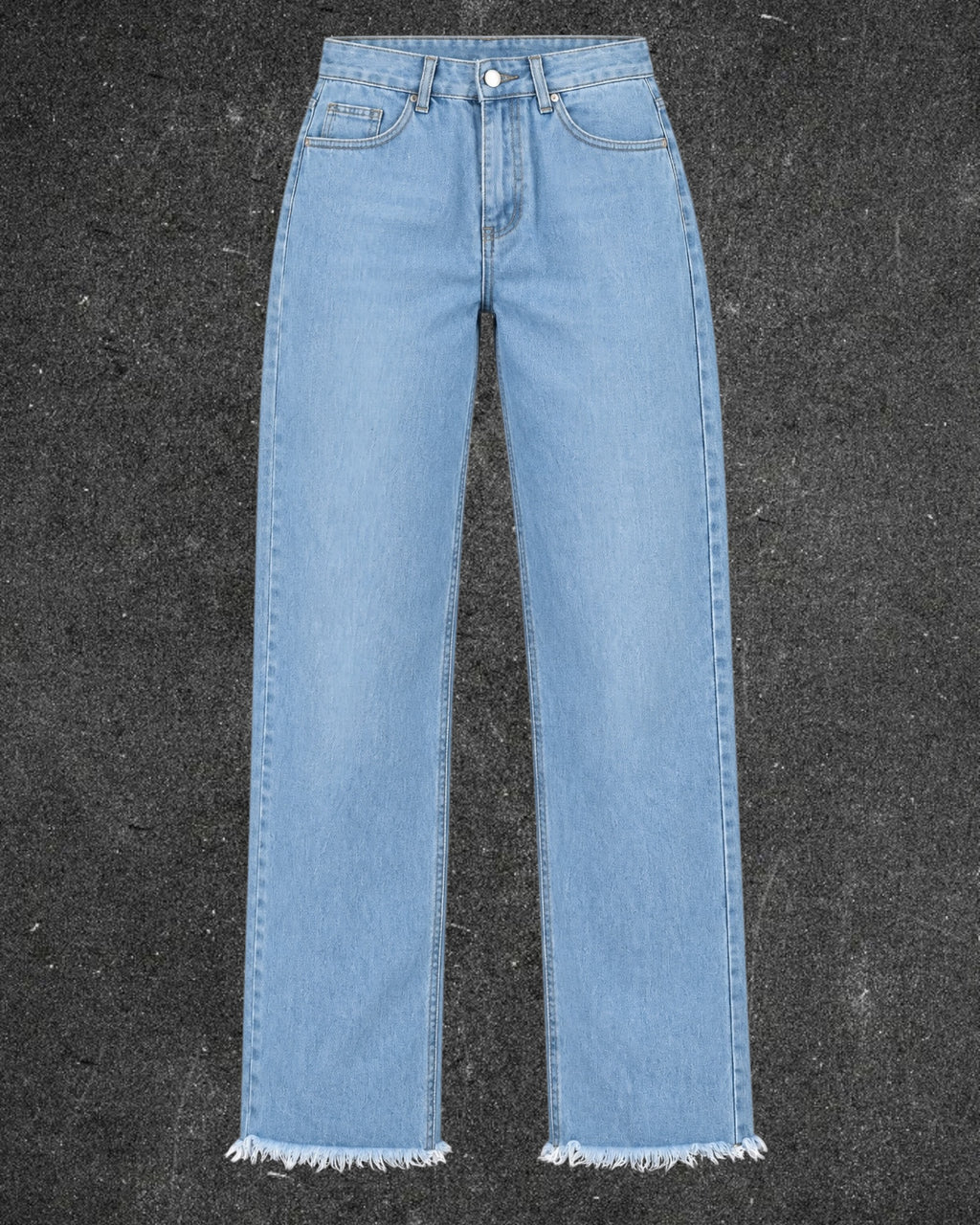 UNTAGGED STRAIGHT LEG JEANS - UK 8