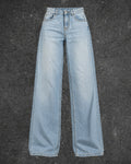 BERSHKA WIDE LEG JEANS - UK 6