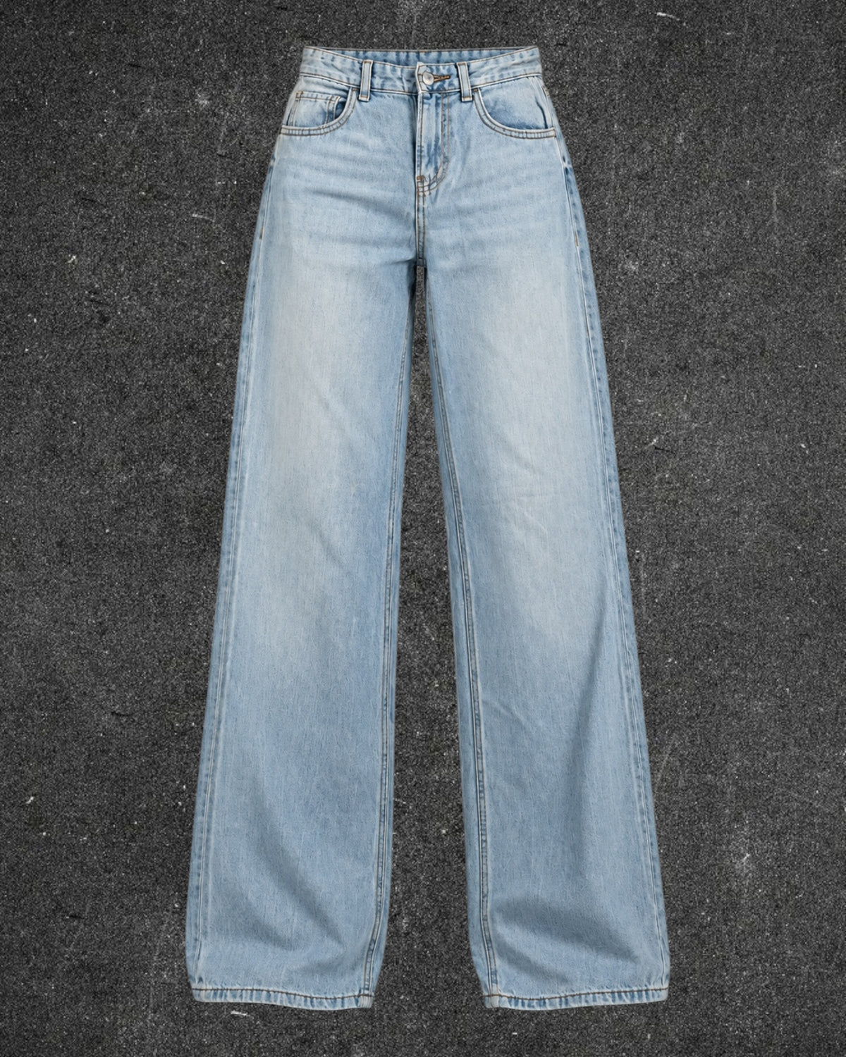 BERSHKA WIDE LEG JEANS - UK 6