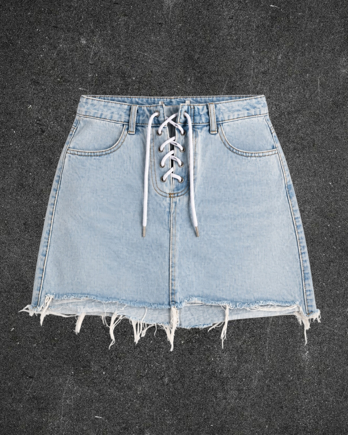 UNTAGGED DENIM SKIRT - UK 10